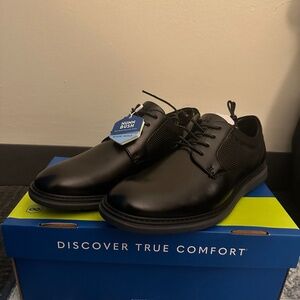 Nunn Bush Chase Plain Toe Oxford Men's Shoe (Black)